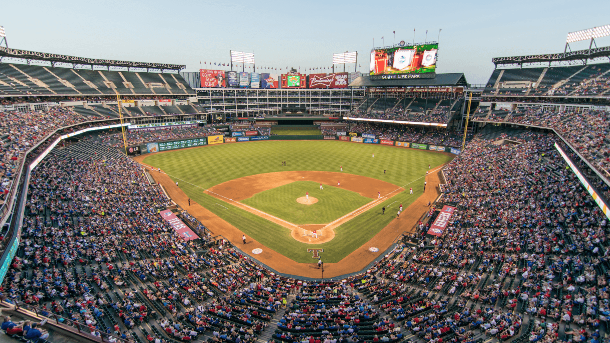 Immagine di uno stadio di baseball